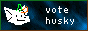 votehusky.png, 88x31 button